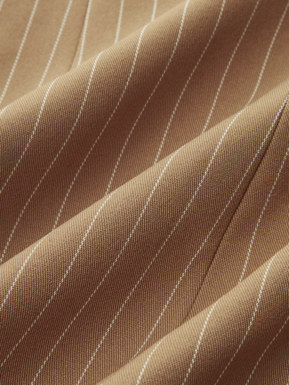 Pinstripe Tailored Vest & Mini Skirt Set